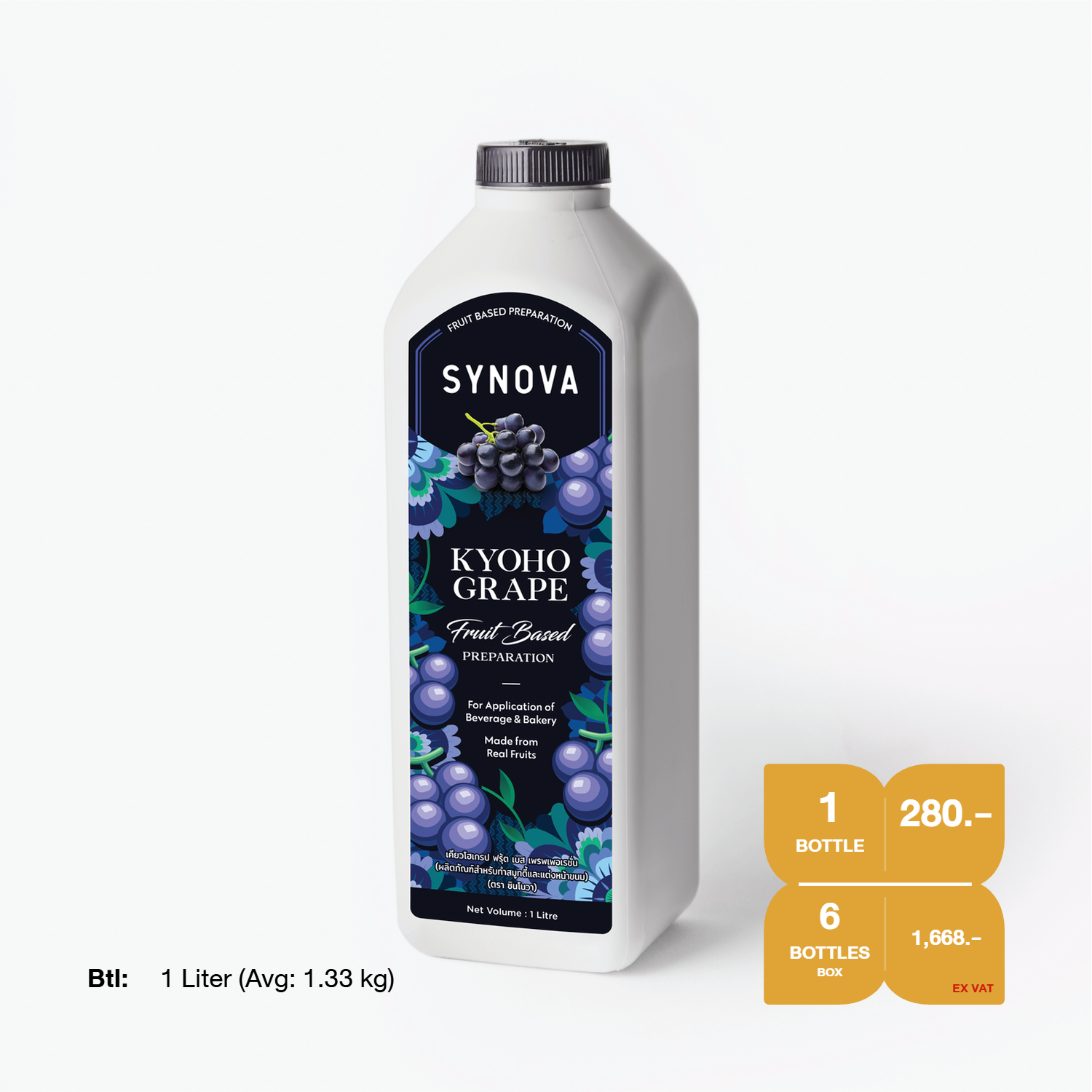 SYNOVA Kyoho Fruit Based Preparation (Box-6Btl)